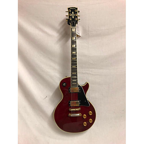 Hohner Single Cut Solid Body Electric Guitar Wine Red