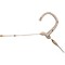 Single Ear Hook Omni Mic with Detachable Cable Level 1 wired for Shure Beige