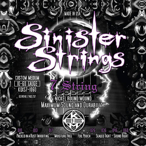 Sinister Strings NPS 7 String Custom Medium Electric Guitar Strings