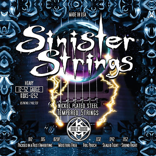 Sinister Strings Nickel Wound Electric Guitar Strings - Heavy