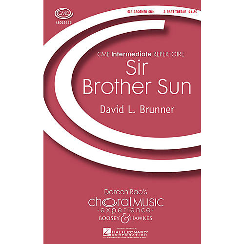 Boosey and Hawkes Sir Brother Sun (CME Intermediate) 2-Part composed by David Brunner