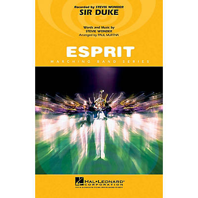 Hal Leonard Sir Duke (Mallet Percussion Feature) Marching Band Level 3 Arranged by Paul Murtha