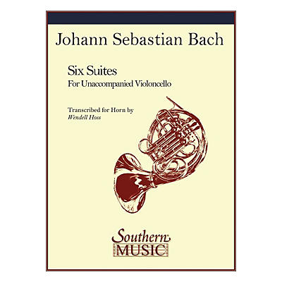 Southern Six Suites Southern Music Series Book  by J.S. Bach Arranged by Wendell Hoss