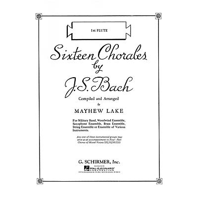 G. Schirmer Sixteen Chorales (Baritone I (Bass Clef) Part) G. Schirmer Band/Orchestra Series by Johann Sebastian Bach