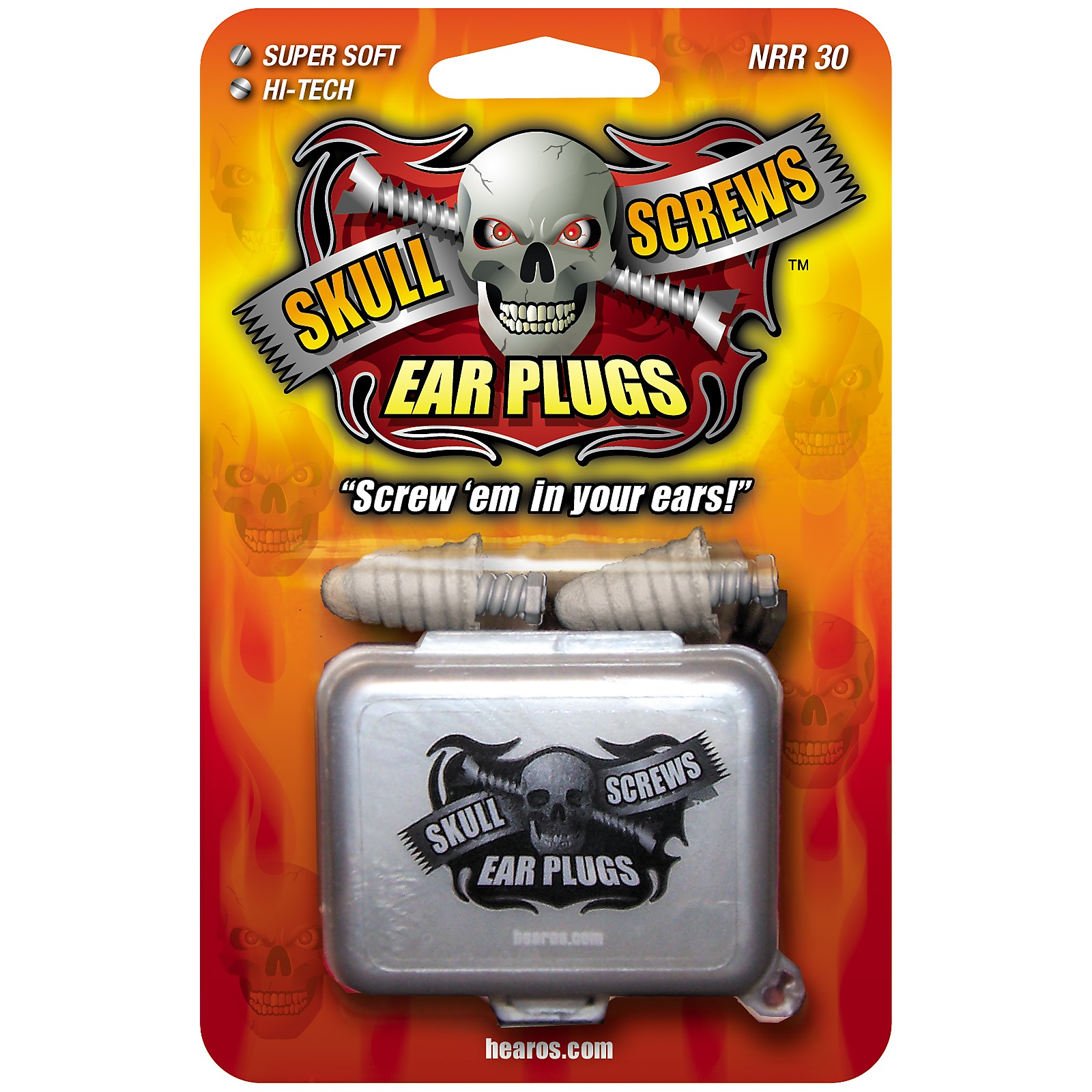Hearos Skull Screws Ear Plugs Musician's Friend