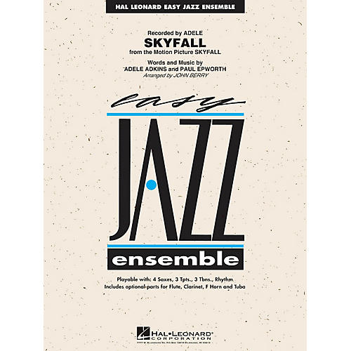 Hal Leonard Skyfall Jazz Band Level 2 by Adele Arranged by John Berry