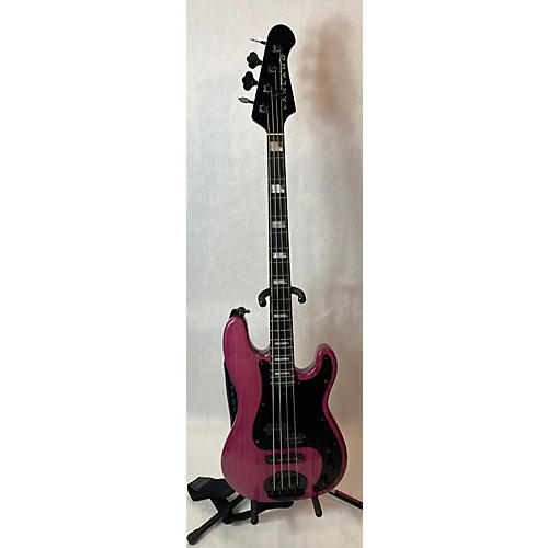 Lakland Skyline GZ Electric Bass Guitar Trans Purple