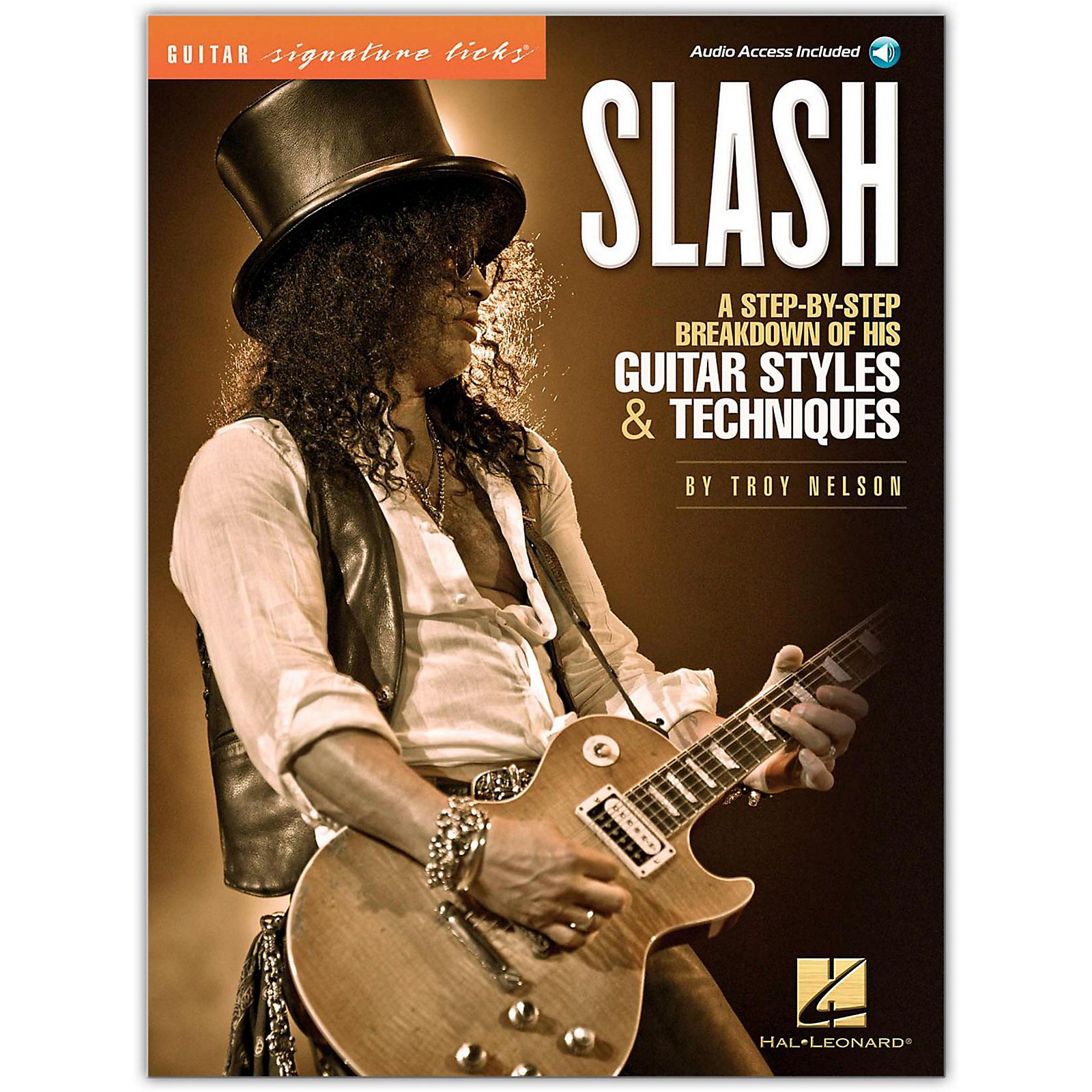 Hal Leonard Slash Guitar Signature Licks Bookonline Audio Musicians Friend