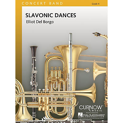 Curnow Music Slavonic Dances (Grade 4 - Score Only) Concert Band Level 4 Composed by Elliot Del Borgo