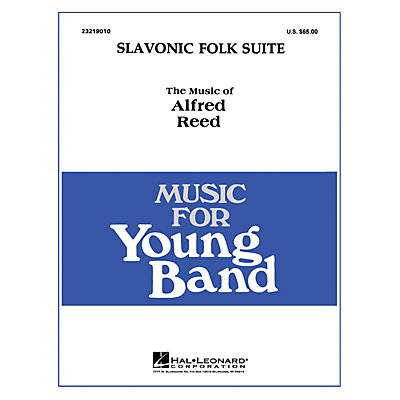 Hal Leonard Slavonic Folk Suite - Young Concert Band Level 3 composed by Alfred Reed