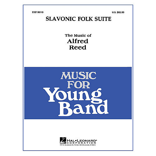 Hal Leonard Slavonic Folk Suite - Young Concert Band Level 3 composed by Alfred Reed