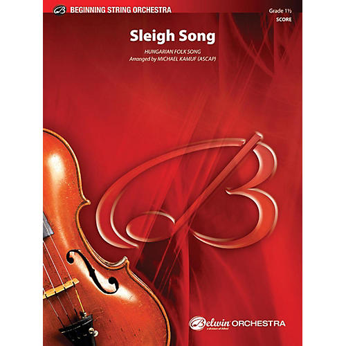 Sleigh Song String Orchestra Grade 1.5