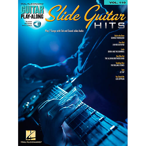 Hal Leonard Slide Guitar Hits - Guitar Play-Along Volume 110 Book/CD