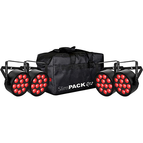 Chauvet SlimPACK 4-Pack of SlimPAR Q12 ILS with Bag