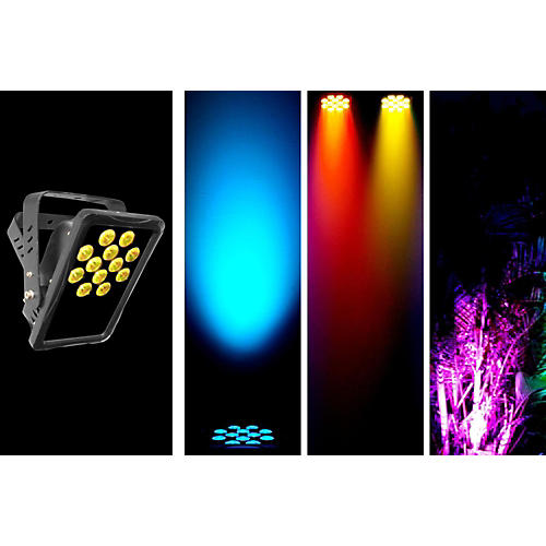 SlimPANEL Tri-12 IP Rated Oudoor/Indoor Tri Color LED Wash