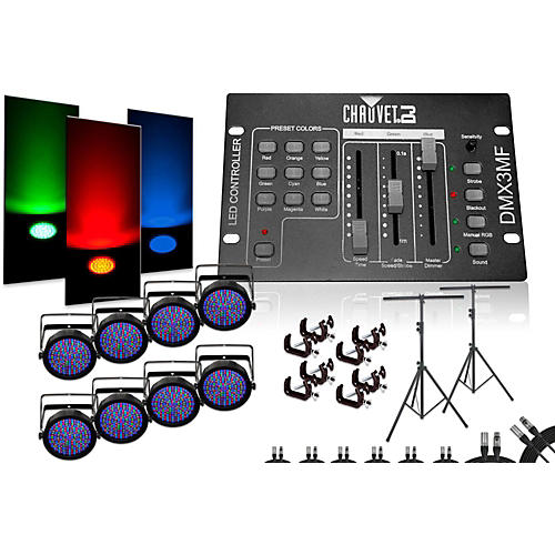 SlimPar 64 DMX3MF 8 Light System