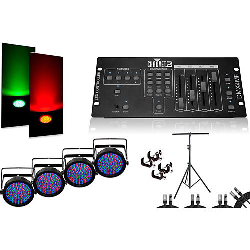 SlimPar 64 DMX4MF 4 Light System