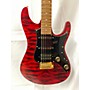 Used Ibanez Slm10 Solid Body Electric Guitar Trans Red