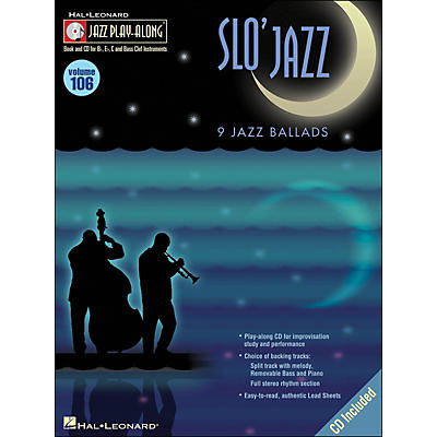 Hal Leonard Slo' Jazz Jazz Play-Along Volume 106 Book/CD