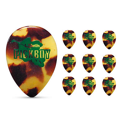 Pick Boy Small Jazz Tortoise Shell Cellulose Guitar Picks