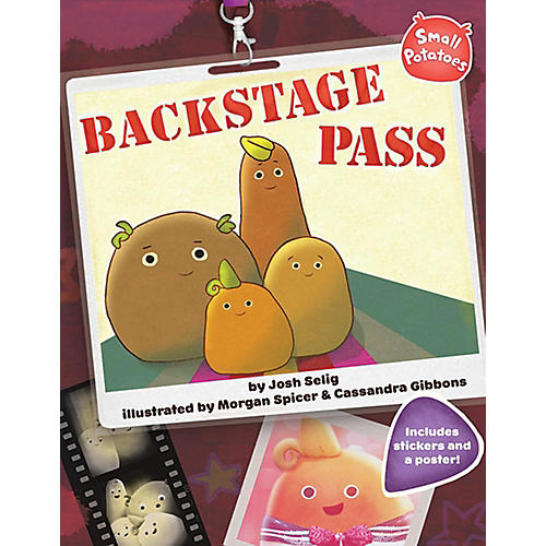 Small Potatoes Backstage Pass Book, Poster, Stickers, and Fan Club Card