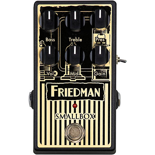 Friedman Smallbox Overdrive Effects Pedal Condition 1 - Mint Black