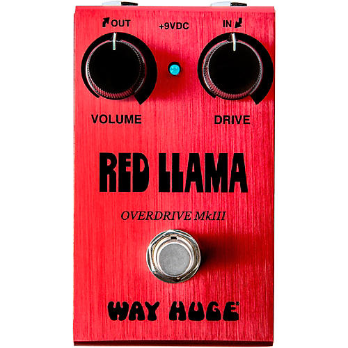 Way Huge Electronics Smalls Red Llama Overdrive MKIII WM23 Effects Pedal Condition 1 - Mint Red