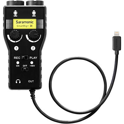 Saramonic SmartRig+DI (With Lightning Connector for iOS) 2-Channel XLR/3.5 mm Microphone Audio Mixer