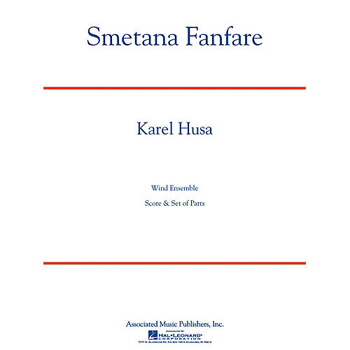 Associated Smetana Fanfare (Full Score) Concert Band Level 4-5 Composed by Karel Husa