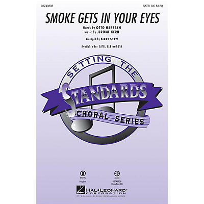 Hal Leonard Smoke Gets in Your Eyes ShowTrax CD Arranged by Kirby Shaw
