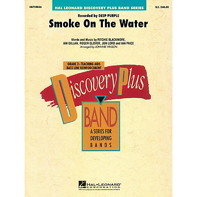 Hal Leonard Smoke on the Water - Discovery Plus Concert Band Series Level 2 arranged by Johnnie Vinson