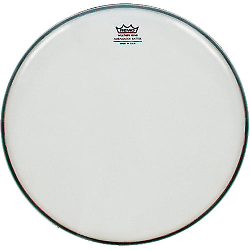 Remo Smooth White Ambassador Batter Drumhead 15 in.