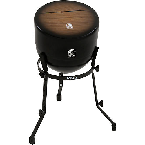 Toca Snare Conga Cajon with Stand 14 in. Black/Natural