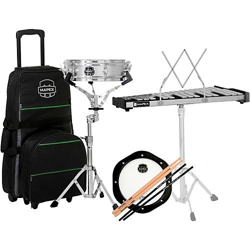 Mapex Snare Drum/Bell Percussion Kit with Rolling Bag