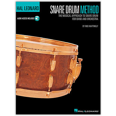 Hal Leonard Snare Drum Method Book/Online Audio