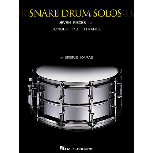 Hal Leonard Snare Drum Solos (Seven Pieces for Concert Performance) Percussion Series Written by Sperie Karas