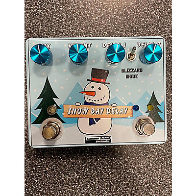 Summer School Electronics Snow Day Delay Effect Pedal