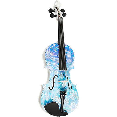 Rozanna's Violins Snowflake Series Violin Outfit Condition 2 - Blemished 3/4 Size 194744824678