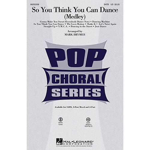 Hal Leonard So You Think You Can Dance (medley) ShowTrax CD by Various Arranged by Mark Brymer