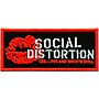 C&D Visionary Social Distortion Lip logo Patch