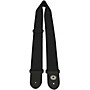 Road Runner Soft Cotton Webbing Guitar Strap - Black 2 in.