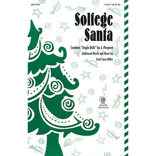 Hal Leonard Solfege Santa 2-Part composed by Cristi Cary Miller