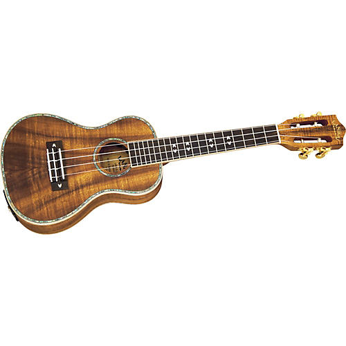 Solid AAA Koa Concert Acoustic-Electric Ukulele