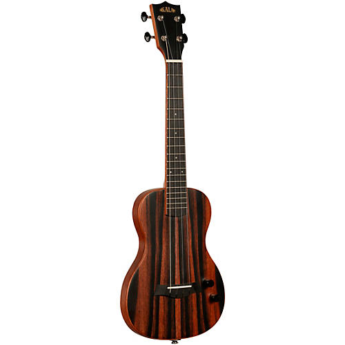 Kala Solid Body Striped Ebony Tenor Acoustic-Electric Ukulele Natural