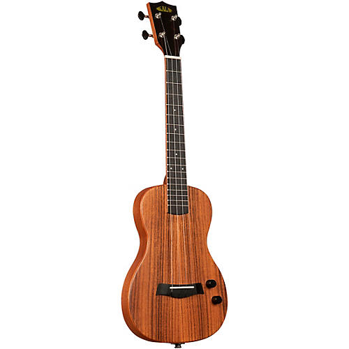 Kala Solid Body Tenor Acoustic-Electric Ukulele with Gig Bag Condition 2 - Blemished Flame Acacia 197881367886