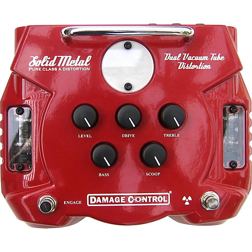 Solid Metal Dual Tube Distortion Pedal