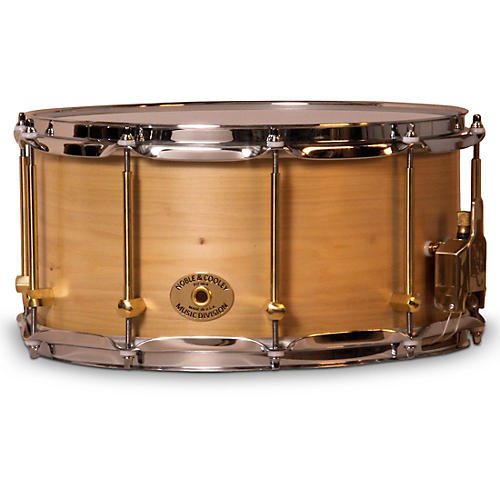 Noble & Cooley Solid Shell Tulip Snare Drum With Brass Hardware 14 x 7 in. Natural Satin Lacquer