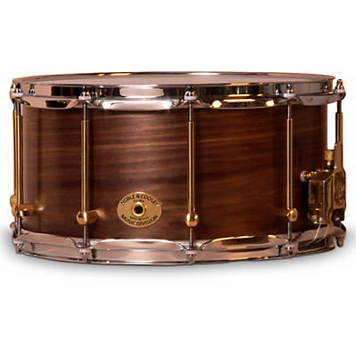 Noble & Cooley Solid Shell Walnut Snare Drum With Brass Hardware -