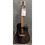 Used Boulder Creek Solitaire ECR1-B Acoustic Electric Guitar Black