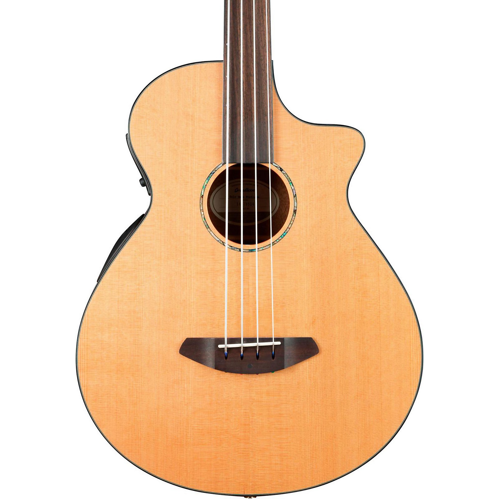Breedlove Solo Bass Fretless AcousticElectric Bass Guitar Musician's